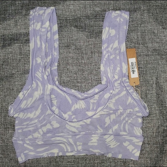 NWT SKIMS Lilac Swirl Summer Mesh Bralette Size XXS - Picture 4 of 4